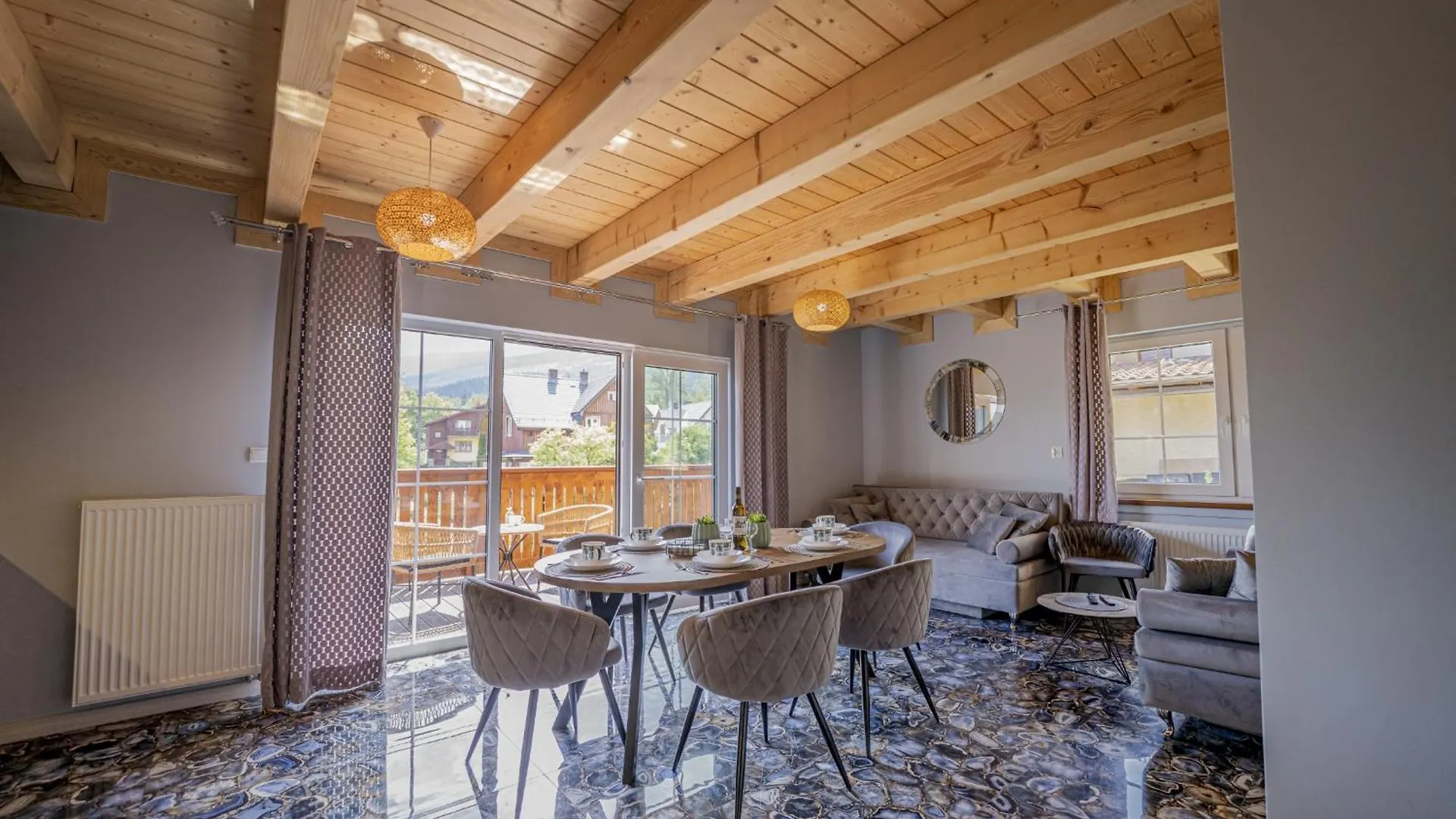 Dağ evi Szafranowe Wzgorze I-Dom Z Parkingiem, Sauna, Zew Jacuzzi Karpacz Polonya